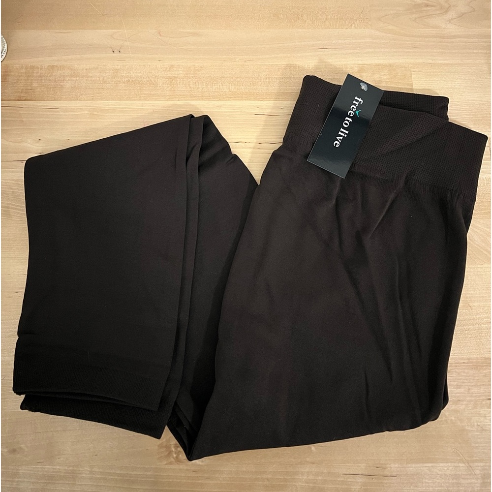 Free to Live Brown Leggings